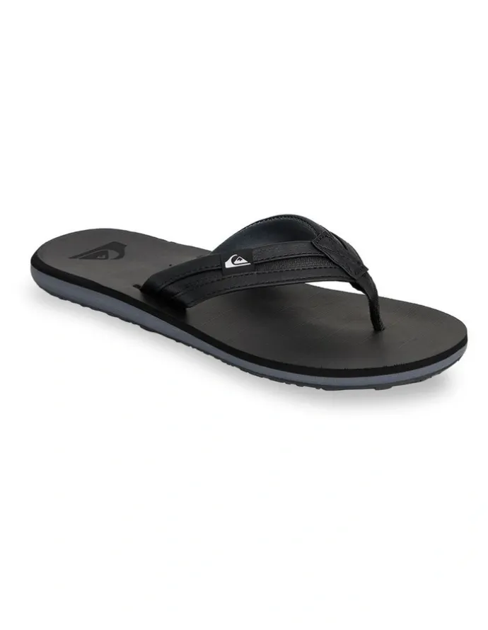 Quiksilver Carver Thongs in Black