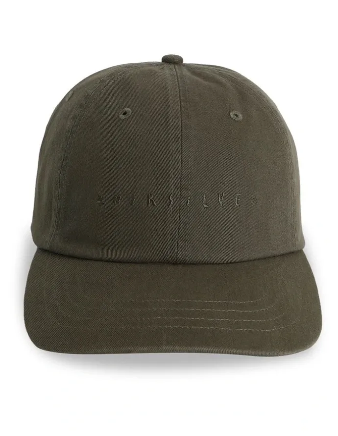 QUIKSILVER Decades Cotton Cap in Granite Green