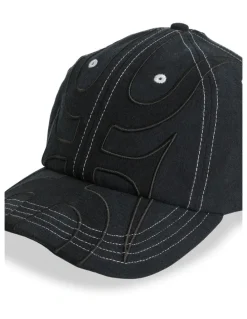 QUIKSILVER Drifter 6 Panel Mercury Trident Cap in Black
