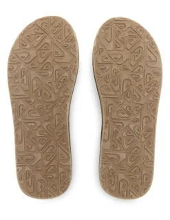 Quiksilver Island Oasis Thongs in Blk/Cam/Mult