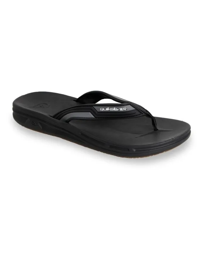 Quiksilver Makua Thongs in Black