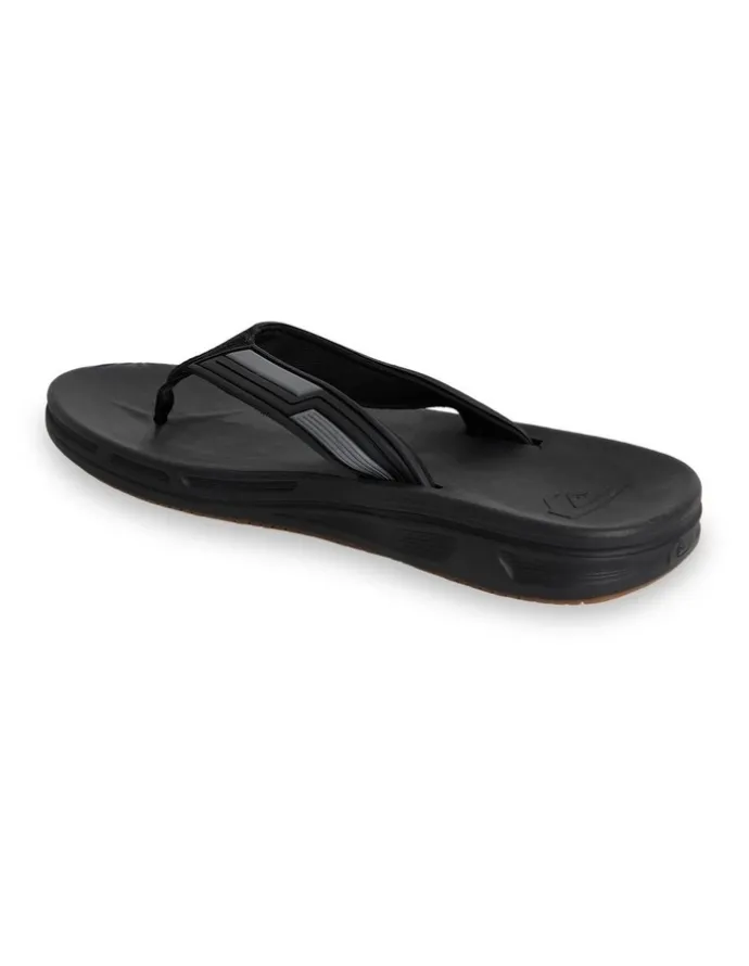 Quiksilver Makua Thongs in Black