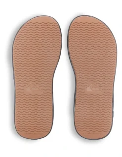 Quiksilver Makua Thongs in Black
