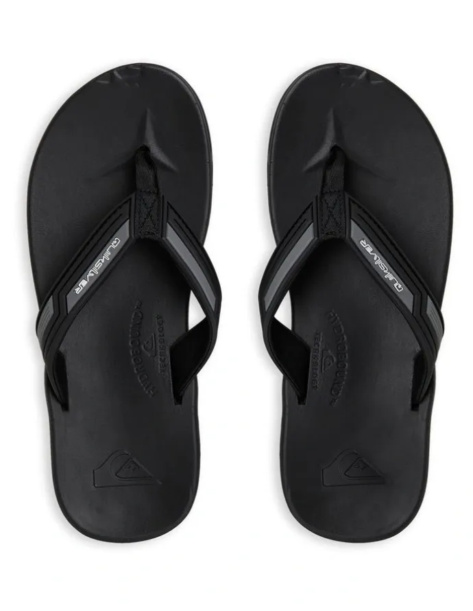 Quiksilver Makua Thongs in Black