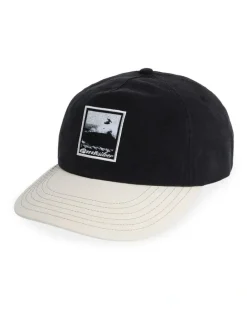 QUIKSILVER Mercury Cap in Black/Bone White