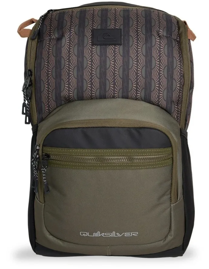 Quiksilver School E Chill Backpack in Olive