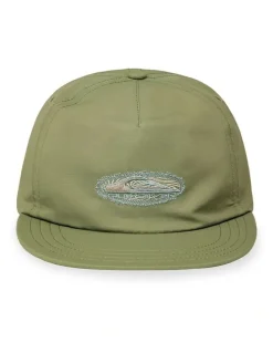 Quiksilver Steelhoue Ripper Snapback Cap in Green