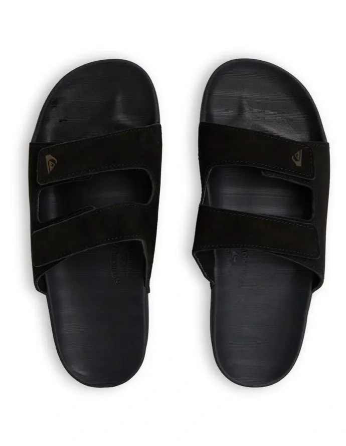 Quiksilver Sunset Slides in Black