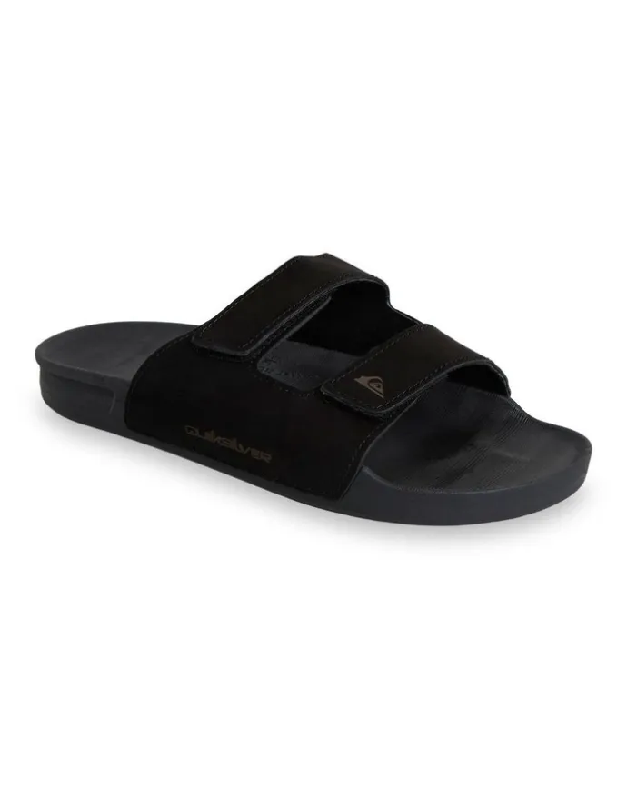 Quiksilver Sunset Slides in Black