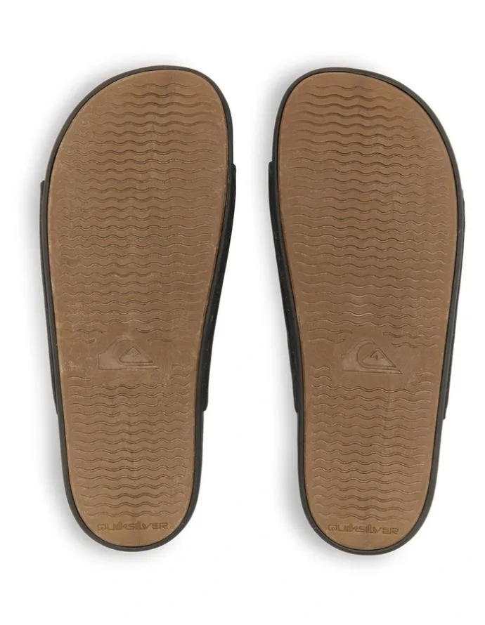 Quiksilver Sunset Slides in Black