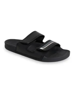 Quiksilver Sunset Slides in Black