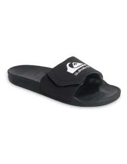 Quiksilver Sunset Slides in Black