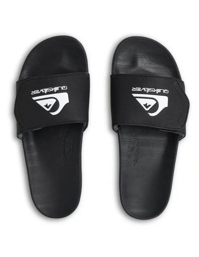 Quiksilver Sunset Slides in Black