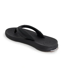 Quiksilver Travel Thongs in Black