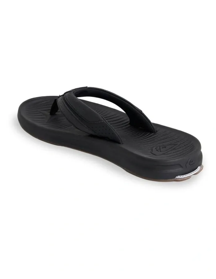 Quiksilver Travel Thongs in Black