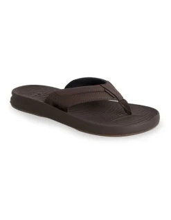 Quiksilver Travel Thongs in Brown