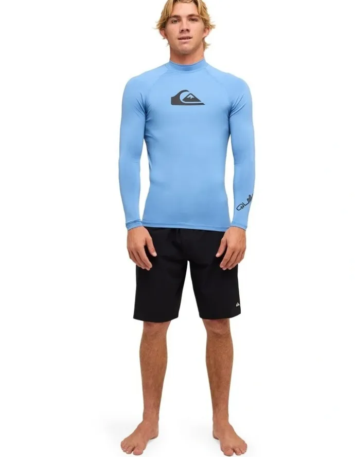 Quiksilver All Time Long Sleve Rash Vest Riviera