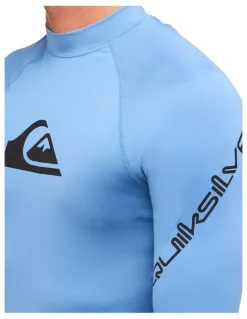 Quiksilver All Time Short Sleeve Rash Vest Riviera