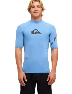 Quiksilver All Time Short Sleeve Rash Vest Riviera