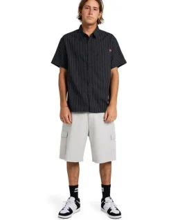 Quiksilver Altered Short Sleeve Shirt Black