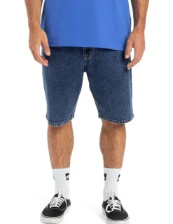 Quiksilver Aqua Cult Denim Shorts in Aged