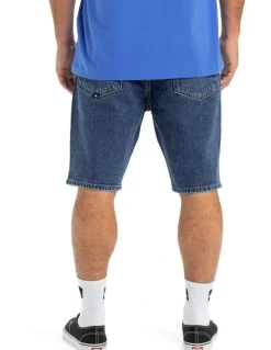 Quiksilver Aqua Cult Denim Shorts in Aged