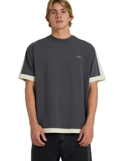 Quiksilver Av-2 T-Shirt Acid Wash/Bone White