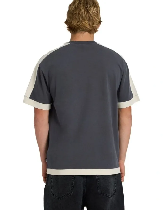 Quiksilver Av-2 T-Shirt Acid Wash/Bone White