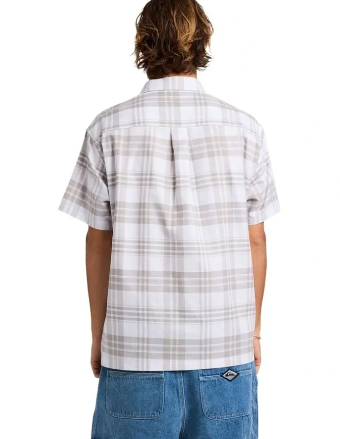 Quiksilver Campaign Short Sleeve Shirt Bone White