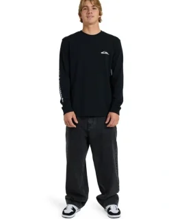 Quiksilver Carbon Long Sleeve T-Shirt Black