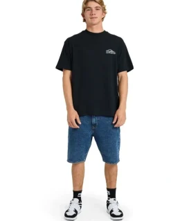 Quiksilver Carbon Oversized T-Shirt Black