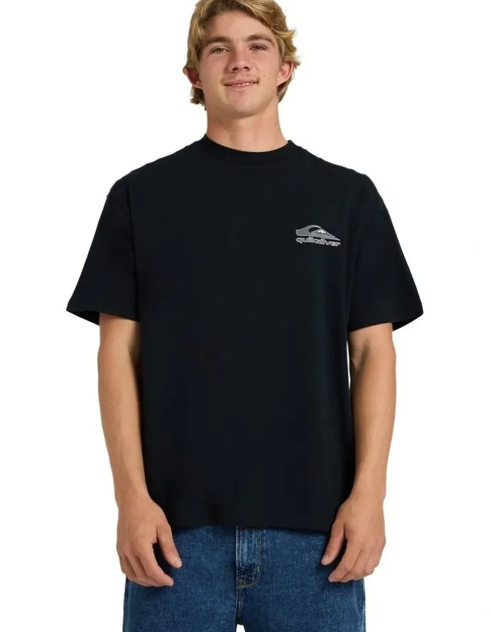 Quiksilver Carbon Oversized T-Shirt Black