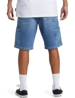 Quiksilver Carpenter Denim Shorts 2001 in Blue