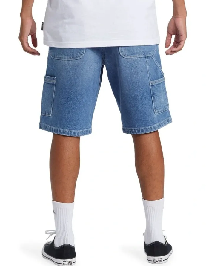 Quiksilver Carpenter Denim Shorts 2001 in Blue