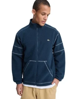 Quiksilver Clean Coast Fleece Jacket in Dark Navy
