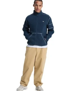 Quiksilver Clean Coast Fleece Jacket in Dark Navy