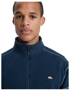 Quiksilver Clean Coast Fleece Jacket in Dark Navy