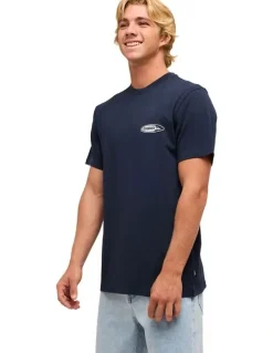 Quiksilver Double Disk T-Shirt Dark Navy