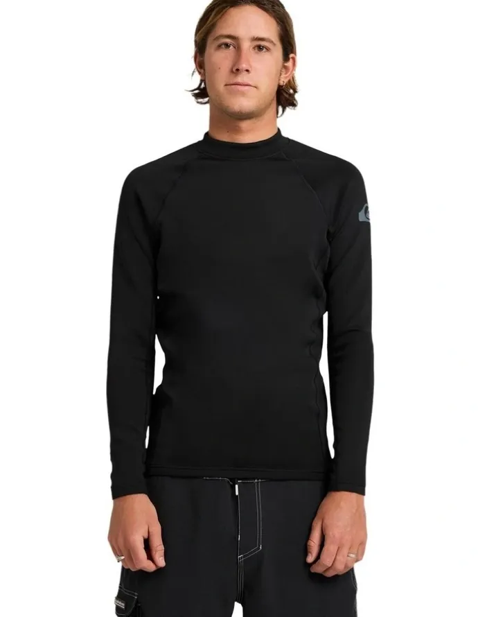 Quiksilver Everyday Heat Long Sleeve Rash Vest Black