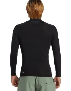 Quiksilver Everyday Heat Long Sleeve UPF 50 Surf T-Shirt in Black