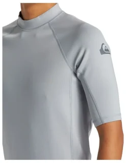 Quiksilver Everyday Heat Short Sleeve Upf 50 Rash Vest Grey