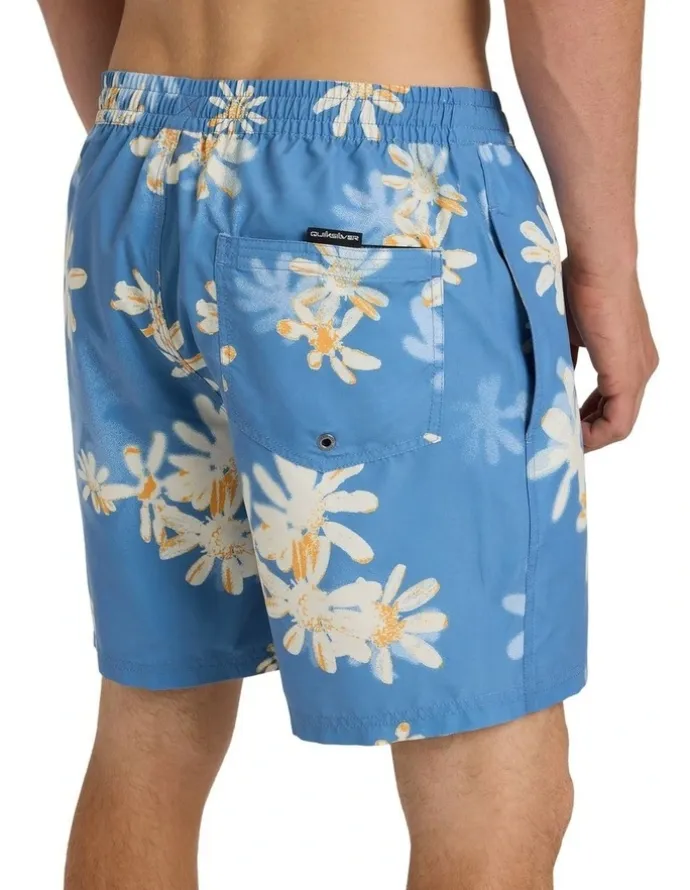 Quiksilver Everyday Printed 17 Volley Shorts Quiet Harbor Rave Dazie