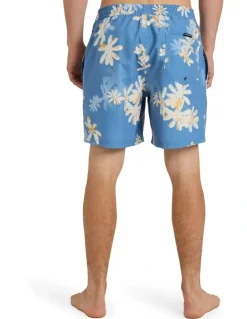 Quiksilver Everyday Printed 17 Volley Shorts Quiet Harbor Rave Dazie