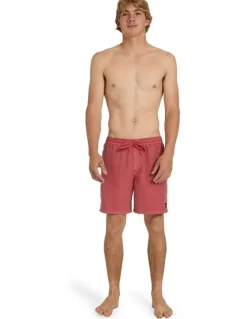 Quiksilver Everyday Surfwash 17 Volley Shorts Mineral Red