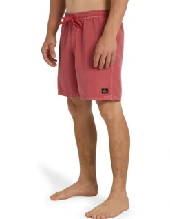 Quiksilver Everyday Surfwash 17 Volley Shorts Mineral Red