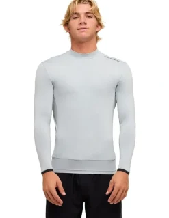 Quiksilver Highline Long Sleeve Rash Vest Quarry