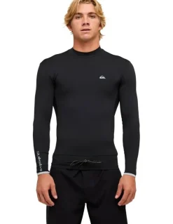 Quiksilver Highline UPF50 Long Sleeve Rashguard Black