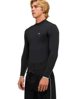 Quiksilver Highline UPF50 Long Sleeve Rashguard Black