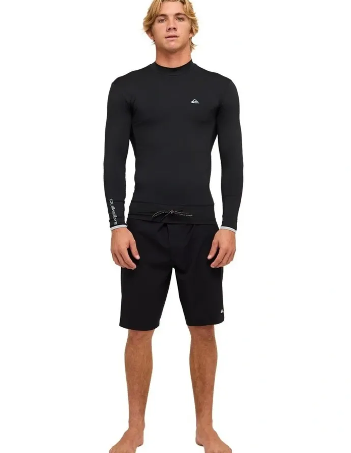 Quiksilver Highline UPF50 Long Sleeve Rashguard Black