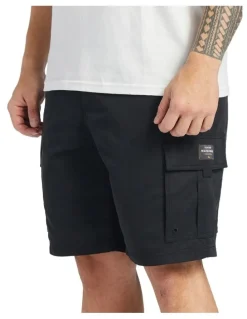 Quiksilver Maldive Atoll Cargo Shorts in Black